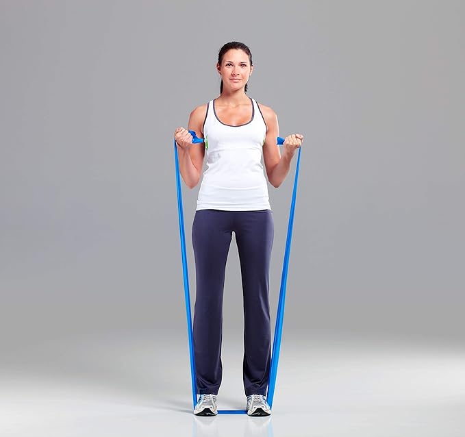 Meglio Resistance Bands Roll - Latex Free Exercise Bands (46 Meter)