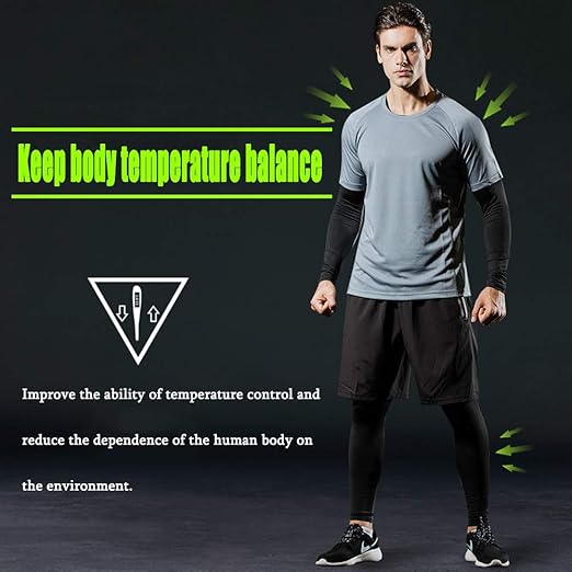 Holure Men's Sports Running Set (Pack of 4 or 5) Athletic Shirt+Short